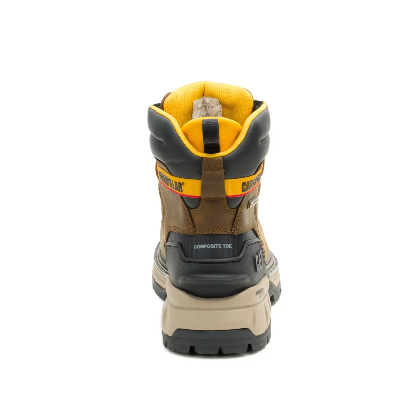 BOTAS CATERPILLAR INDUSTRIAL POWER SPRING TECHNOLOGY 6" WATERPROOF COMPOSITE TOE P91826